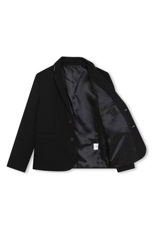 black cotton jacket GIVENCHY KIDS | H3015609B